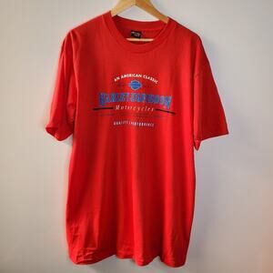 Harley Davidson Vintage Single Stitch Red  Tshirt Reno Nevada Great condition